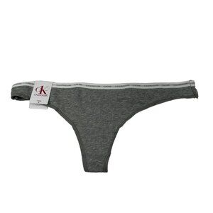 Calvin Klein Women's Size Medium Panty Thong Gray New With Tags